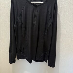 Athleta Black Sun Protection Performance Top